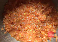 Corn carrot Illustration of how to make glutinous rice and pearl balls 8