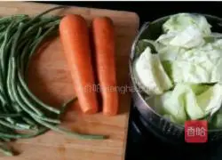 Illustration of how to make kimchi and radish 1