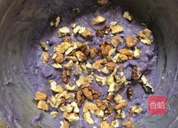 Purple Sweet Potato Walnut Muffin Cake Recipe Illustration 9