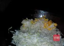 Illustration of how to make ham spaghetti 6