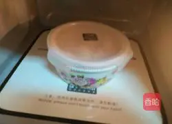 Illustration of how to make rice pizza (microwave version) 2