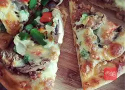 Illustration of how to make minced meat pizza 4