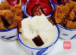 Illustration of how to make Hakka colorful hair cakes 10