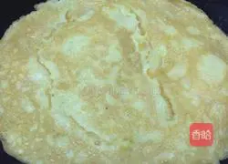 Illustration of how to make kimchi sushi 2