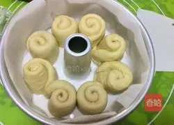 Illustration of making flower cheese bread 12