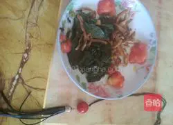 Illustration of how to make cold Chinese toon pickles 3