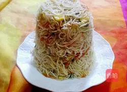 Illustration of how to make fried rice noodles in various styles 13