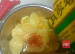 Illustration of how to make barbecue flavored potato chips 4