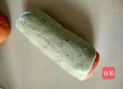 Lollipop Illustration of how to make vegetable sesame bread 6