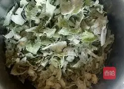 Illustration of how to make celery leaf wheat rice 5