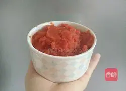 Illustration of how to make concentrated tomato paste (pizza sauce and pasta sauce) 6