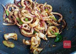 Illustration of how to make satay fresh squid 8