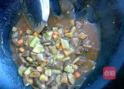 Illustration of how to make braised noodles 11