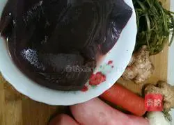 Illustration of how to make kimchi pork liver 2