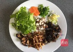 Illustration of making braised noodles 2