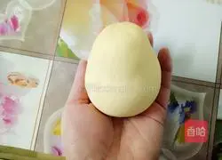 Simulated pear buns (fancy pastry) Illustration of how to do it 6