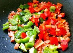 Illustration of how to make colorful fried steamed buns 9
