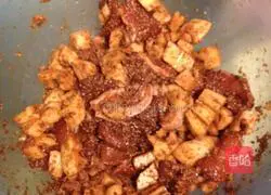 Steamed pork with lotus root powder Illustration of how to do it 4