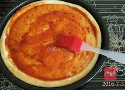 Illustration of homemade pizza 2