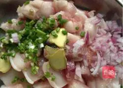 Illustration of homemade steamed pork 6