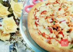 Illustration of how to make bacon chicken pizza 11