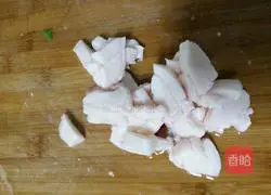 Illustration of how to make fried green vegetables and tofu 3