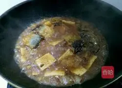 Illustration of how to make herring, cabbage and tofu pot 16