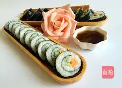 Illustration of how to make assorted sushi 6