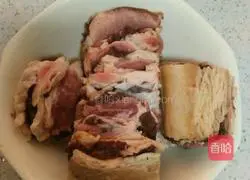 Illustration of how to make bean paste with meat and bean paste 8