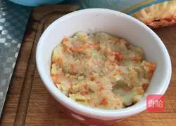 Illustration of how to make cheese baked mashed potatoes 2