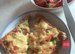 Toast Pizza Recipe Illustration 5