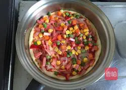 Fresh Fruit Sausage Pizza Recipe Illustration 6