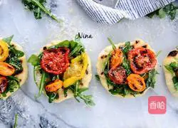 Mini roasted cherry tomato pizza recipe 8