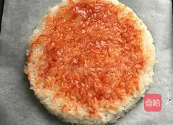 Illustration of how to make rice pizza 2