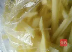 Illustration of how to make French fries 3