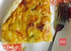 Illustration of how to make durian pizza with passion fruit honey water 7