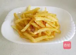Illustration of homemade French fries 11