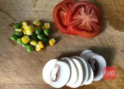 Illustration of how to make simple pizza 1