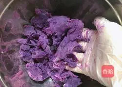 Purple Sweet Potato Walnut Muffin Cake Recipe Illustration 2