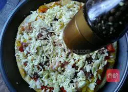 Colored Pepper Beef Pizza Recipe Illustration 10