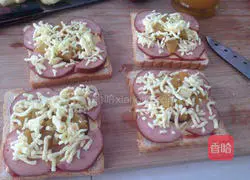 Toast Pizza Illustration of how to do it 6