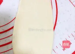 Illustration of how to make ham bread 2