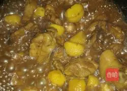 Illustration of Chestnut Braised Chicken Legs 7