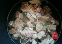 Illustration of braised mutton and carrots 3