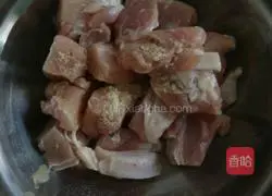 Illustration of braised chicken recipe 1