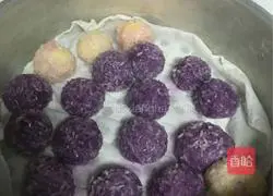 Purple sweet potato pearl balls Illustration of how to do it 5