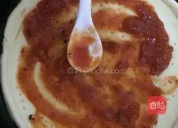 Illustration of how to make ham pizza 4