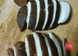 Illustration of how to make braised rapeseed with soy sauce mushrooms 4