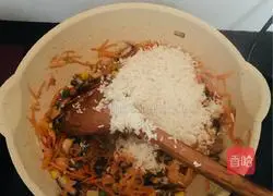 Illustration of how to make southern Fujian salty rice 5