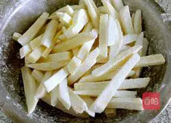 Illustration of how to make delicious French fries 4